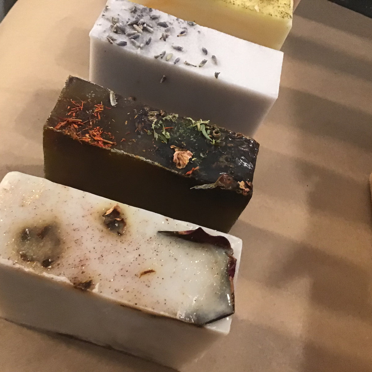 Rose, Handmade Artisan Bar Soap with Pure Rosa Damascena Essential Oil, Surfactant-free, Single Bar