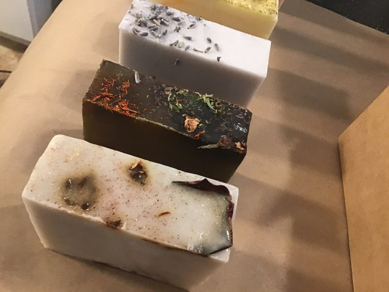 Rose, Handmade Artisan Bar Soap with Pure Rosa Damascena Essential Oil, Surfactant-free, Single Bar