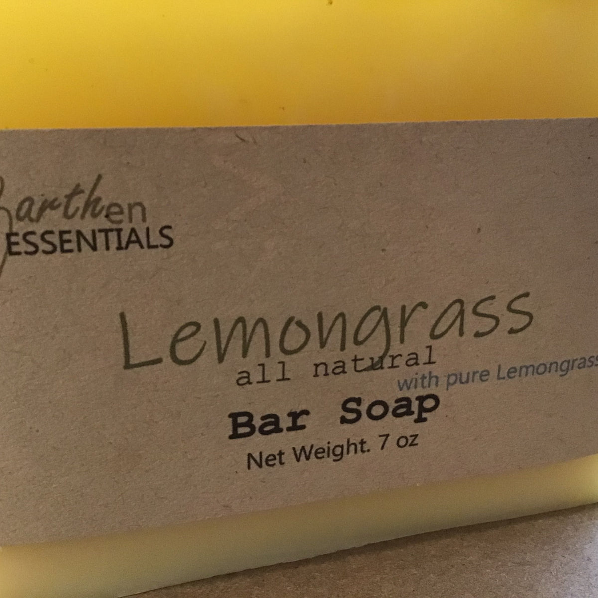 Lemongrass, Handmade Artisan Bar Soap, Surfactant-free, Single Bar