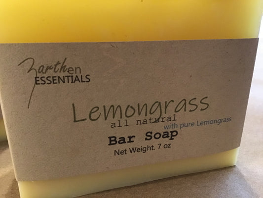 Lemongrass, Handmade Artisan Bar Soap, Surfactant-free, Single Bar