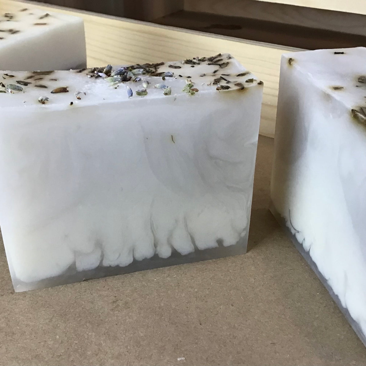 Lavender, Handmade Artisan Bar Soap with Pure Lavender Essential Oil, Surfactant-free, Single Bar