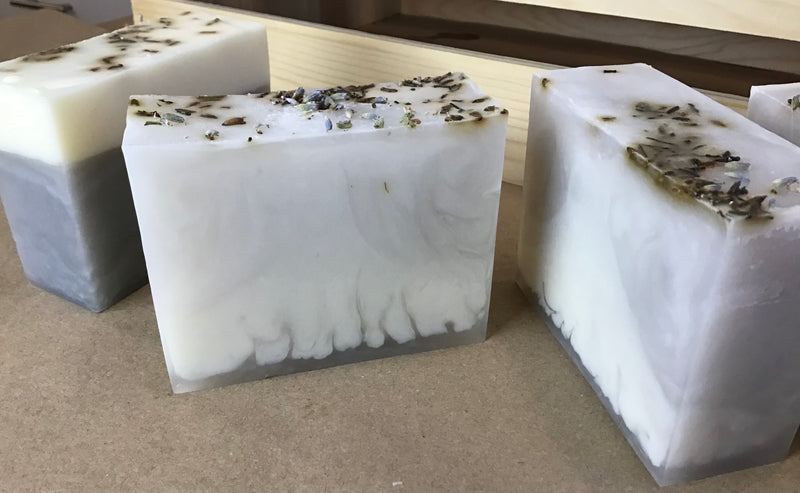 Lavender, Handmade Artisan Bar Soap with Pure Lavender Essential Oil, Surfactant-free, Single Bar