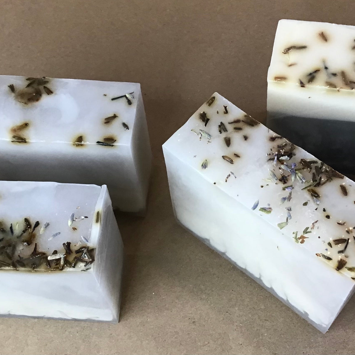 Lavender, Handmade Artisan Bar Soap with Pure Lavender Essential Oil, Surfactant-free, Single Bar