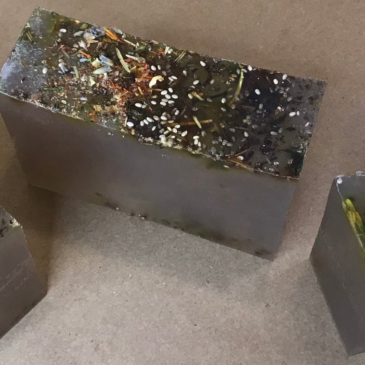 Herb-y Hancock, Artisan Bar Soap with Herbs Galore! Unscented, Surfactant-free, Single Bar