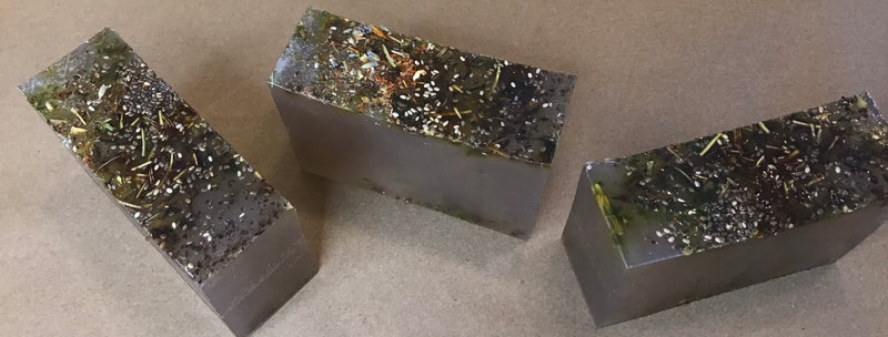 Herb-y Hancock, Artisan Bar Soap with Herbs Galore! Unscented, Surfactant-free, Single Bar