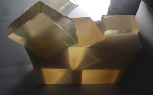 May Chang and Sandalwood, Dual-Scented Artisan Bar Soap, Surfactant-free, Single Bar