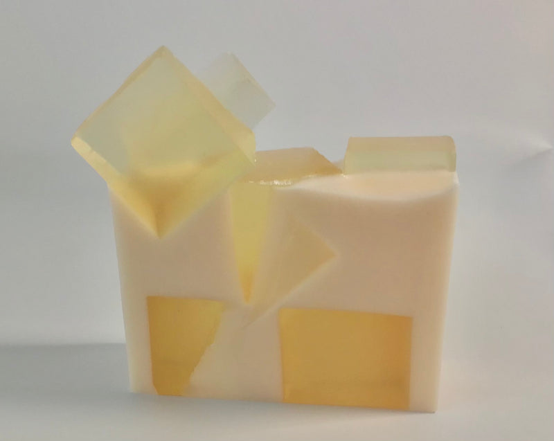 May Chang and Sandalwood, Dual-Scented Artisan Bar Soap, Surfactant-free, Single Bar