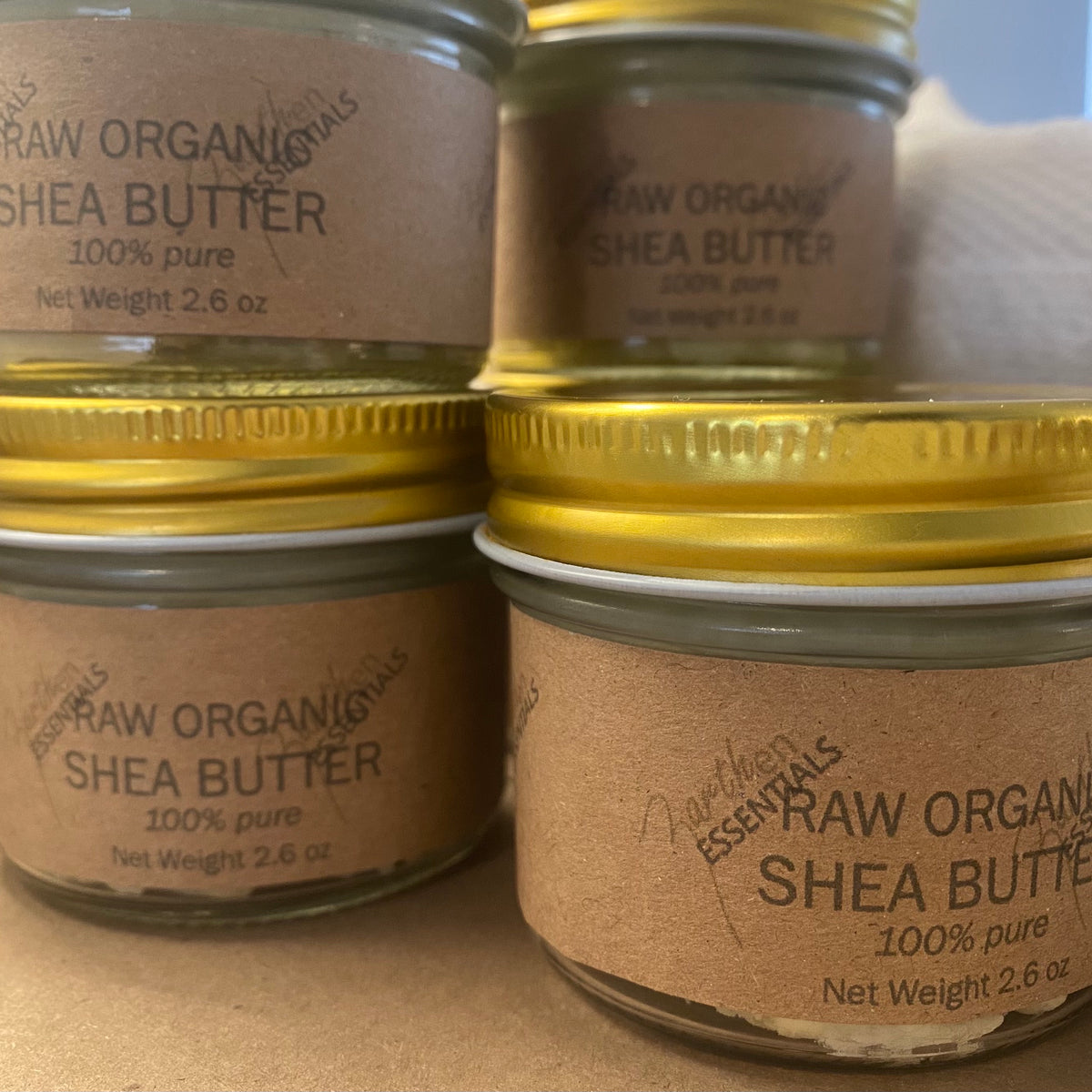 Raw, Pure Organic Shea Butter 3oz, Unrefined