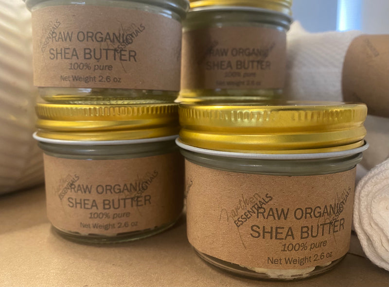 Raw, Pure Organic Shea Butter 3oz, Unrefined