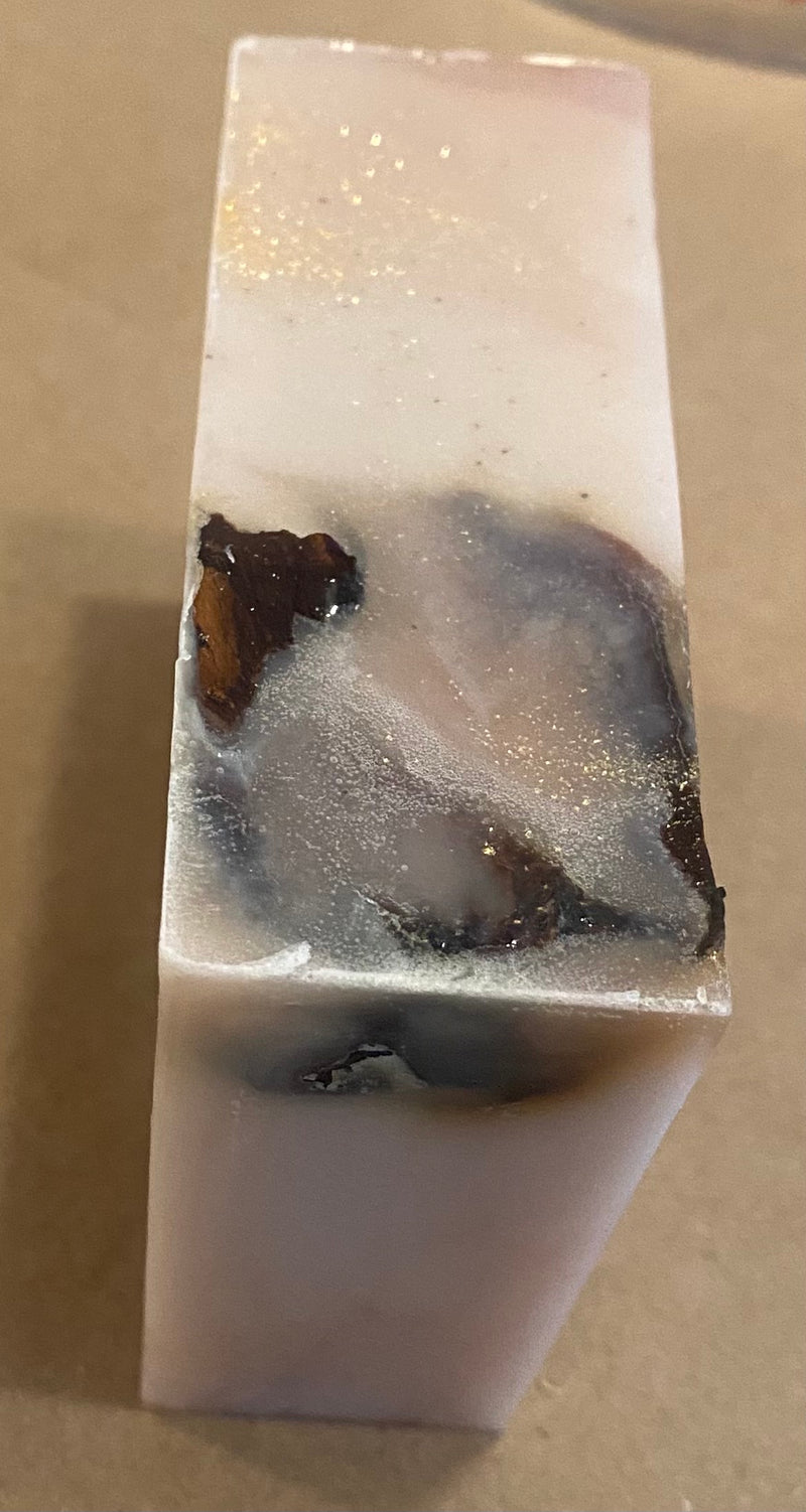Rose, Handmade Artisan Bar Soap with Pure Rosa Damascena Essential Oil, Surfactant-free, Single Bar