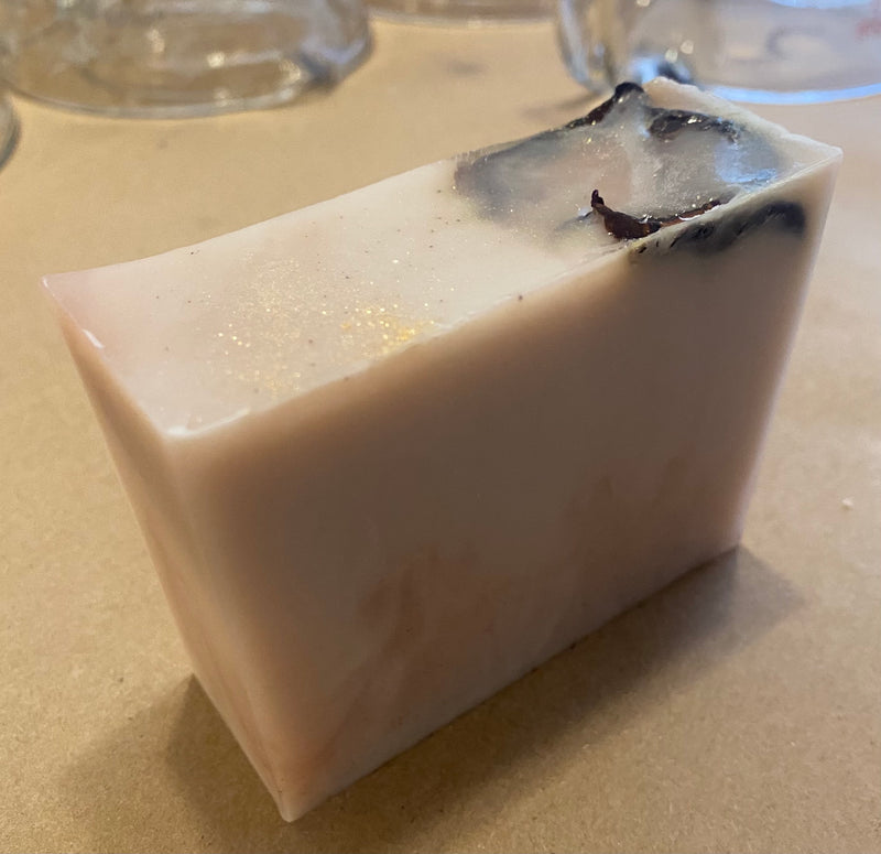 Rose, Handmade Artisan Bar Soap with Pure Rosa Damascena Essential Oil, Surfactant-free, Single Bar